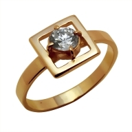 Gold ring Nr: 50