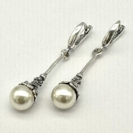 Silver earring No.: 1157