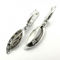 Silver earring No.: 1225