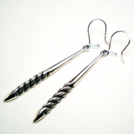 Silver earring No.: 17B