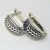 Silver earring No.: 303