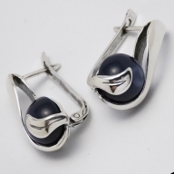 Silver earring No.: 37