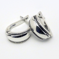 Silver earring No.: 406