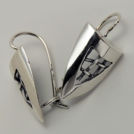 Silver earring No.: 415