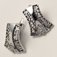 Silver earring No.: 488