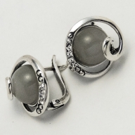 Silver earring No.: 646