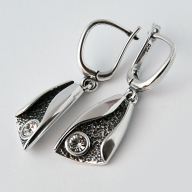 Silver earring No.: 773